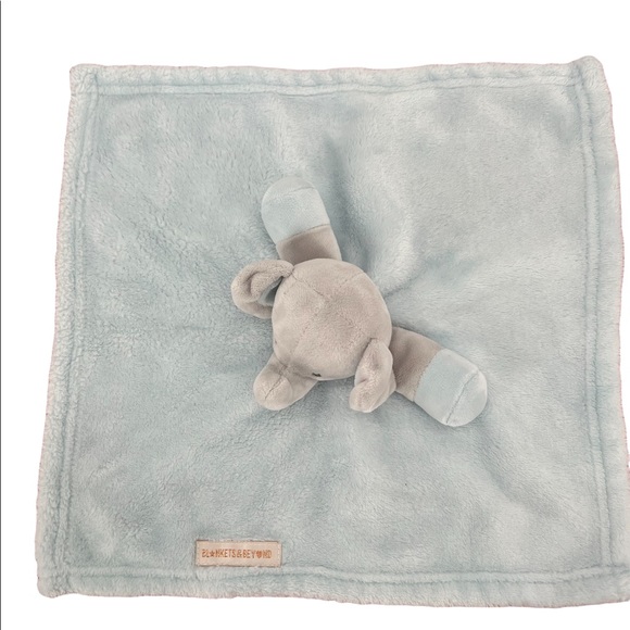 - Blankets and Beyond Elephant Lovey Blanket - Picture 4 of 5